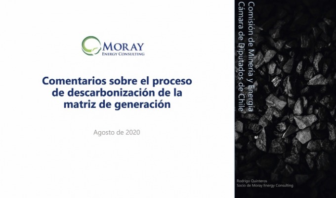 Comentarios al proceso de descarbonización del sector generación en Chile